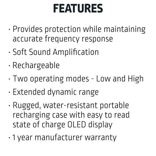 FEATURES &bull; Provides protection while maintaining accurate frequency response